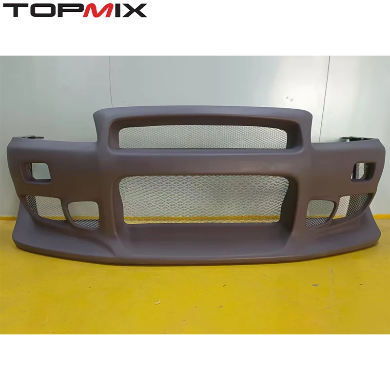 For Nissan Skyline GT-R R34 1998-2002 C-W Style Front Bumper Upgrade