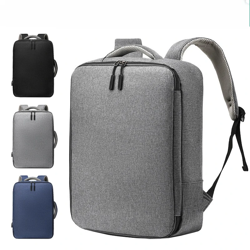 ユニバーサルショルダーバッグレジャーハンドバッグusbコンピュータバックパックフル開閉式大容量ショルダーバッグ