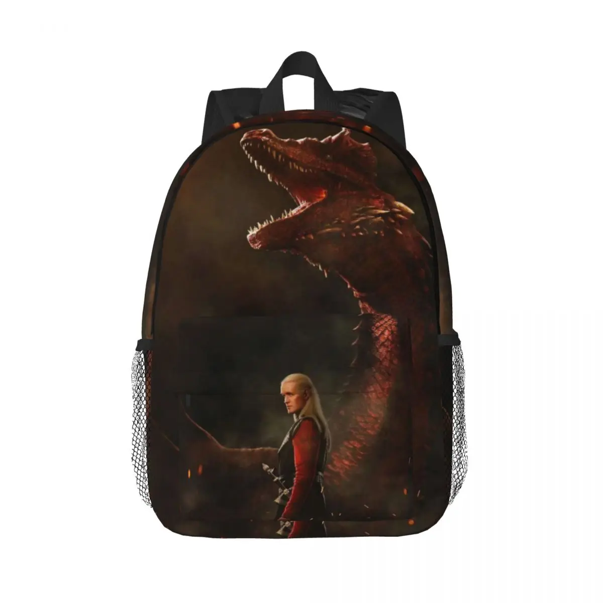 House Dragon New Fashion High Capacity Waterproof College Backpack Trendy Laptop Travel Book Bag 15inch