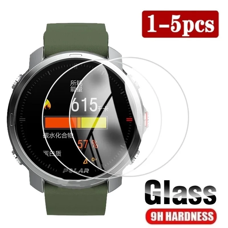 Tempered Glass for Polar Ignite 3 2 Unite Grit X Film Screen Protector for Polar Vantage V2 M2 V M Watch Glass