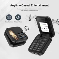 SERVO I17 Mini Dual SIM Card Flip Mobile Phone 2G GSM Magic Voice FM Radio Speed Dial Video Player Flashlight Foldable Cellphone 5