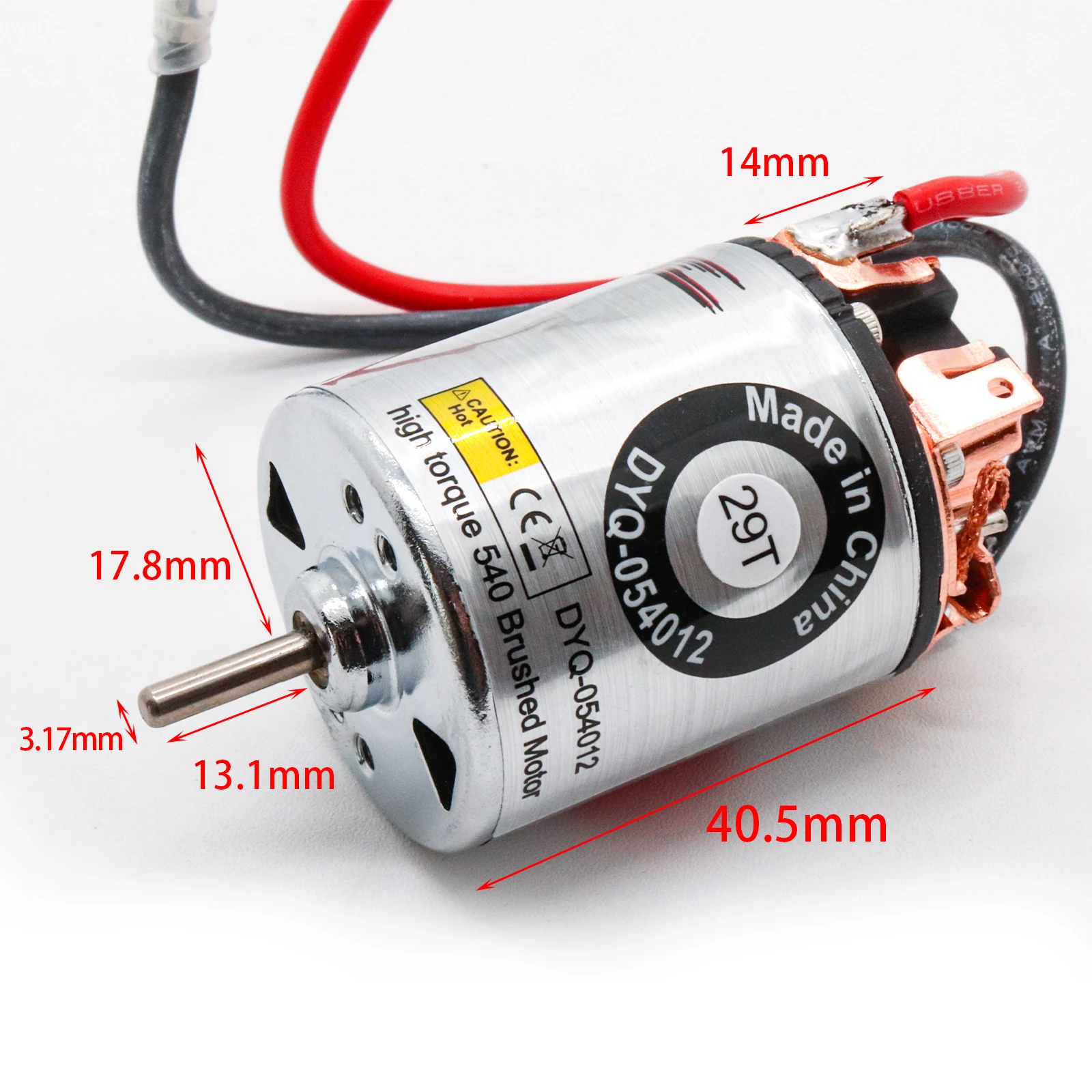 540 Brushed Motor Waterproof 12T 17T 22T 29T 40T for 1/10 RC Car Crawler Axial SCX10 AXI03007 90046 TRX4 Traxxas Redcat Gen8