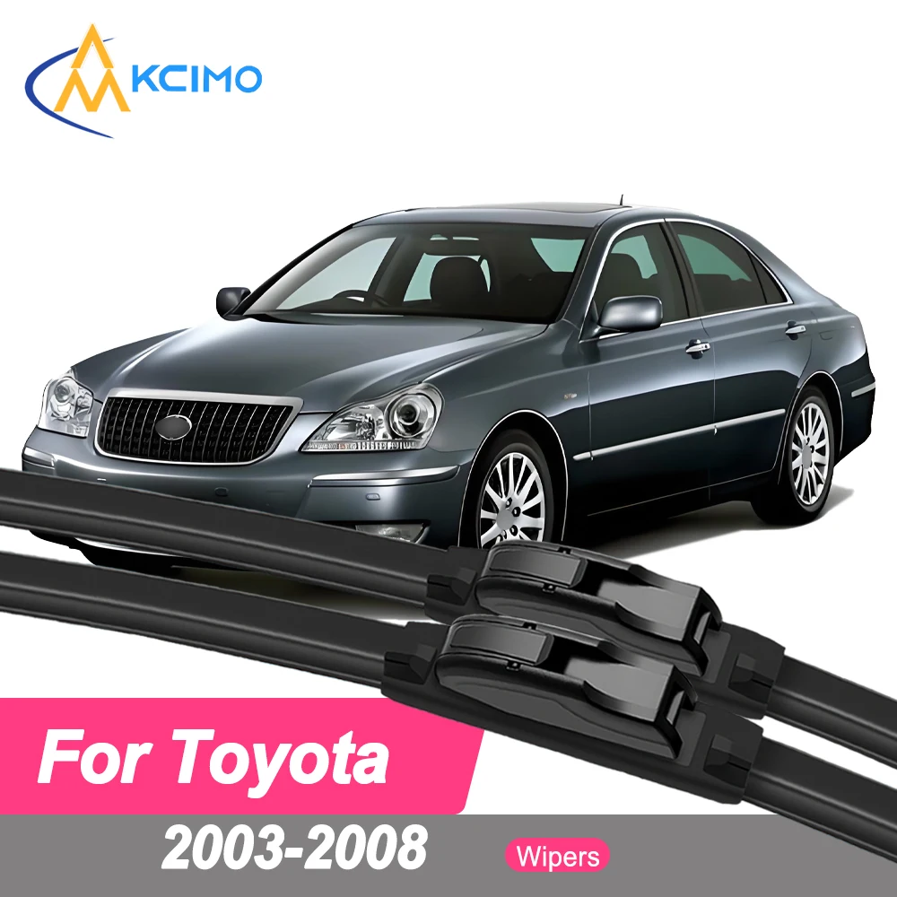 

Premium Rubber Durable Silent Windshield Wiper Blades 2pcs for Toyota Crown S180 2003-2008 Front Wiper Blades Set