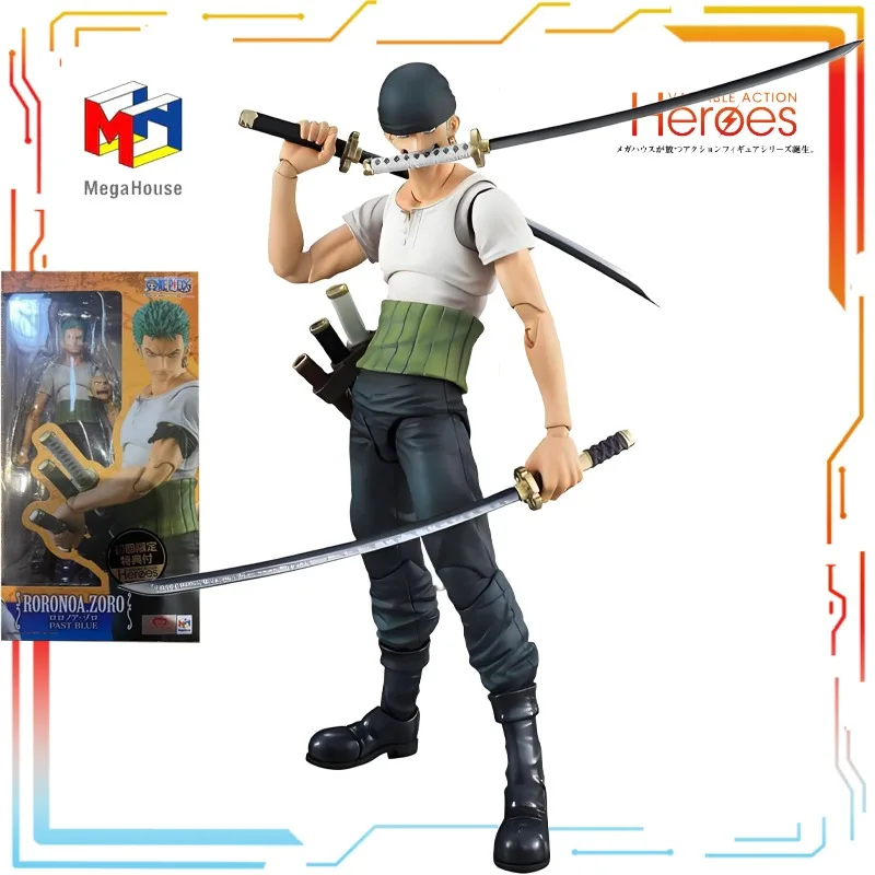 MEDICOM TOY, оригинальная готовая подвижная кукла серии, цельная аниме Roronoa Solon PAST BLUE, экшн-фигурка, модель игрушки, подарки для мальчика