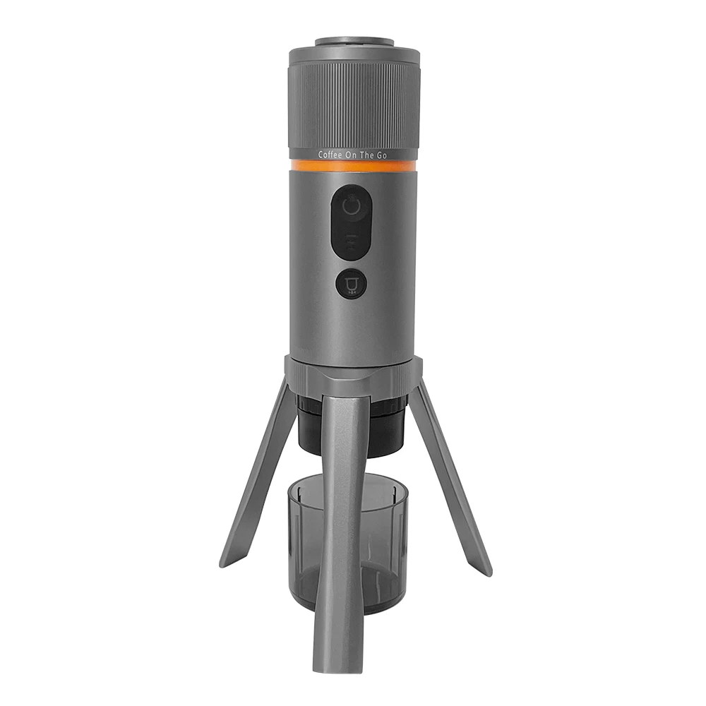 Portable 2-in-1 Cordless Electric Mini Espresso Coffee Machine USB Power Source Np Capsule Compatible for Outdoor Travel Car Use