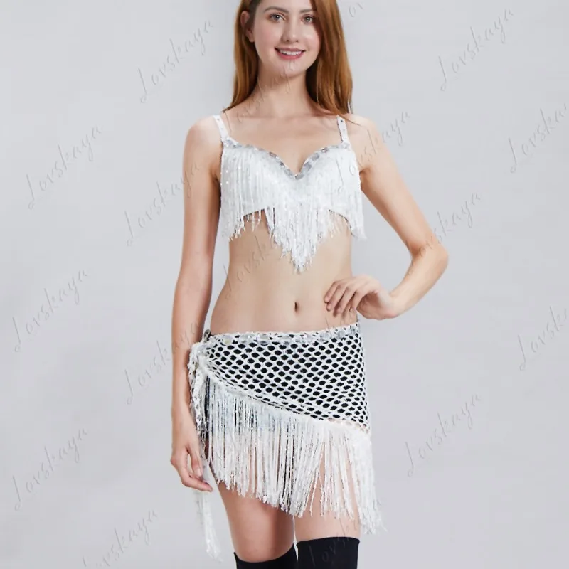 

Adult Women's Sexy Latin Dance Costume Catwalk Performance Suit New Costumes for Belly Dance Babes