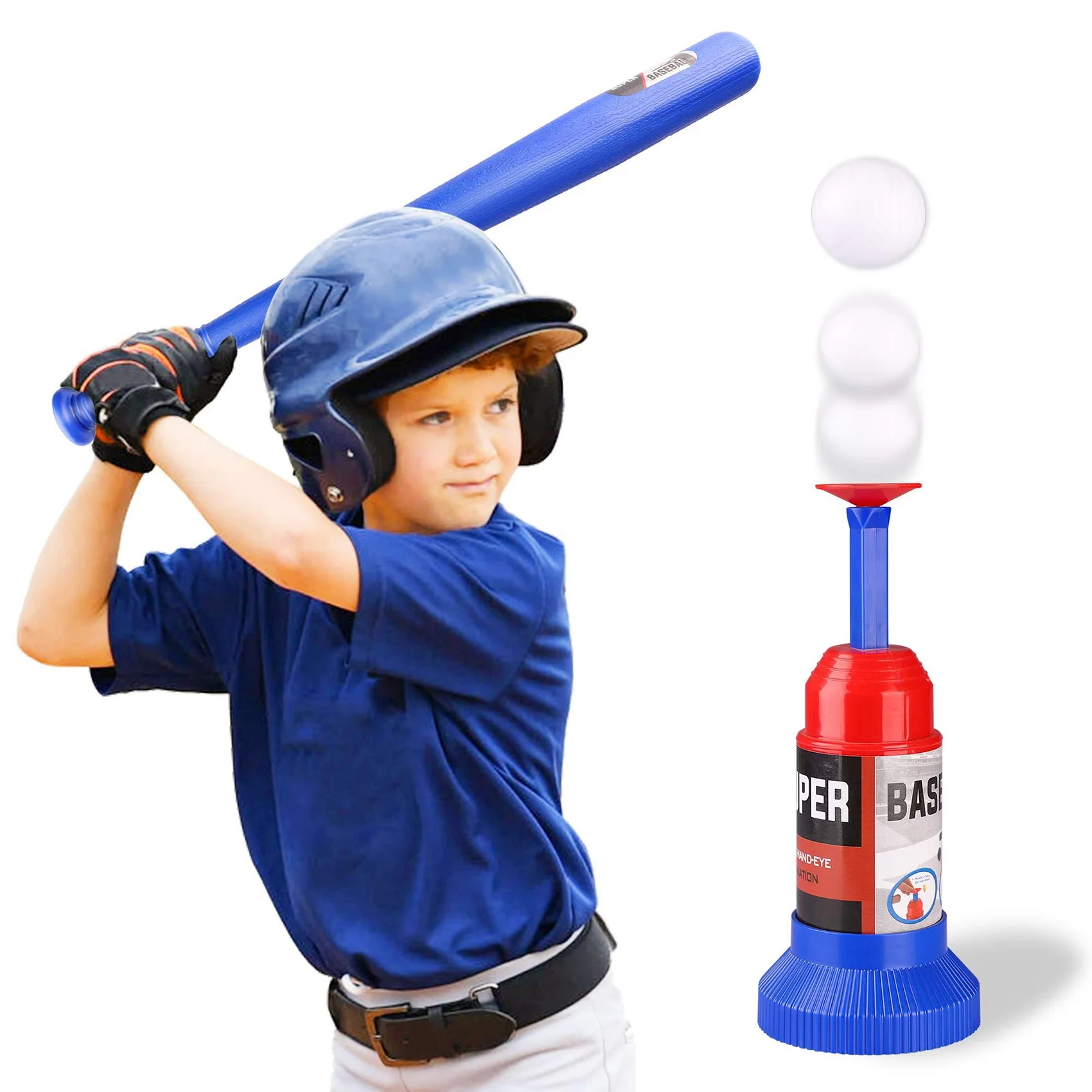 Conjunto de juguetes para niños pequeños, camiseta de béisbol, juego de pelota, juguetes al aire libre para niños pequeños, juego de pelota en T para niños