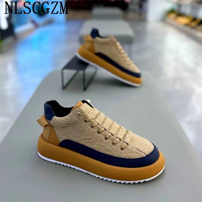 Leather Shoes for Men Luxury Sneakers Casual Shoes for Men Fashion Shoes Men Italiano Casuales Office 2024 Zapatillas De Hombre