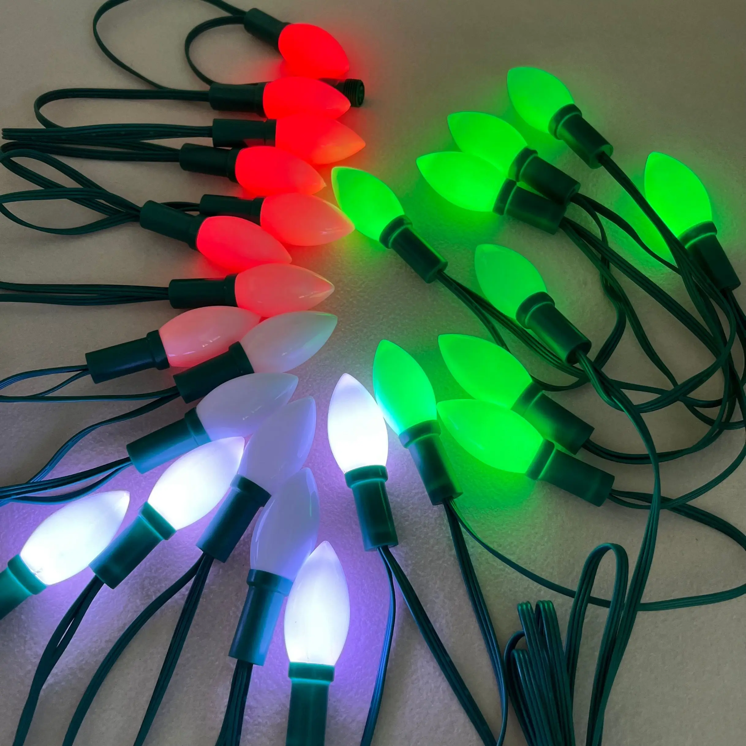 25Nodes Addressable RGB DC12V WS2811 LED Christmas Pixel String