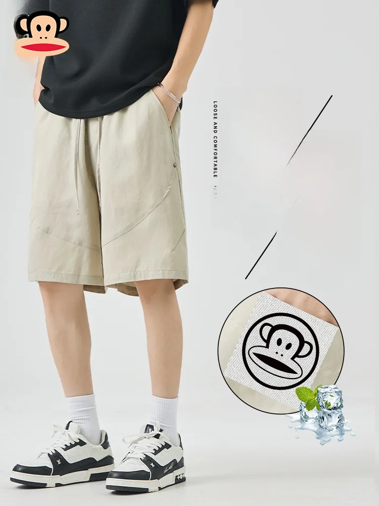 

PaulFrank Summer Thin Sport Five-Part Men's Casual orts Breathable Cool Feeling Loose Fit Youth Active Lifesle orts