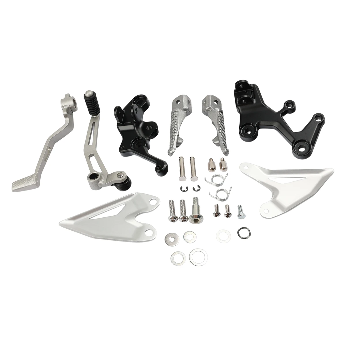 For Kawasaki Ninja 400 2018-2026 2024 Z400 2019-2026 2024 Motorcycle Front Driver Footpegs Pegs Bracket NINJA 500 Z500 2024-2026