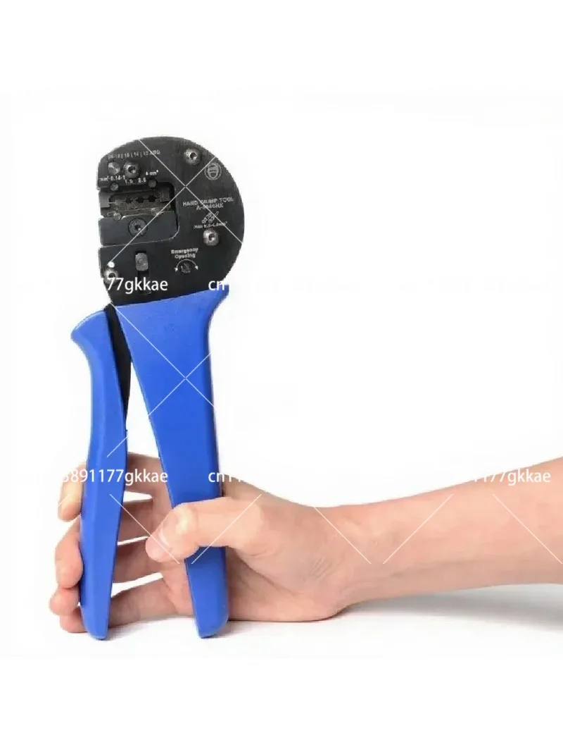 Ratchet Crimping Tool AWG 26-12 for Han C, Han D, Han-E Contacts and Connectors with Locator Hand Crimper