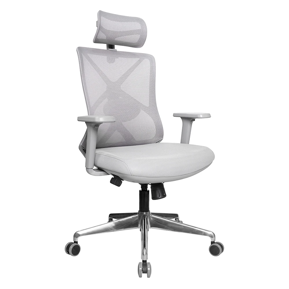 

Tall CEO Work Revolving Office Chair Modern 3D Adjust Armrest Big and with Seat Slider Made of Durable Mesh Material