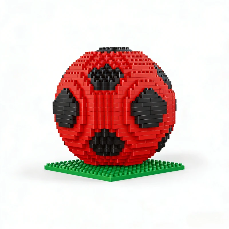 Micro mattoncini da calcio creativi: set di costruzione compatibile per gli amanti, arredamento da scrivania unico e giocattolo antistress per gli appassionati di calcio
