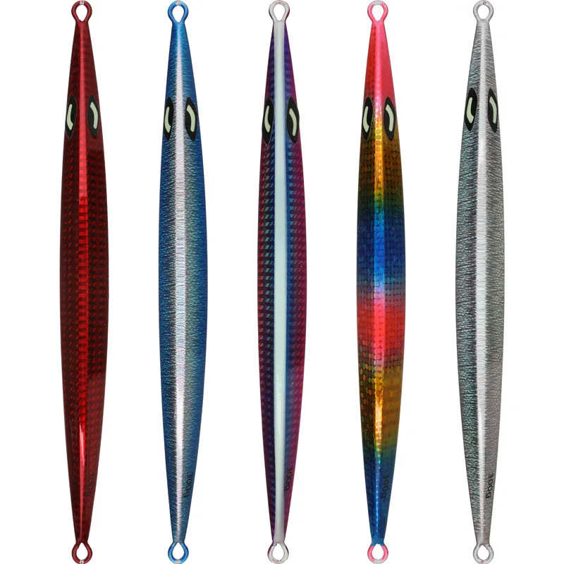 Fast Sinking Long Metal Jig Fishing Lure Slow Cast Jigging Spoon 150G 200G 250G 300G Artificial Shore Metal Bait Sea Tackle