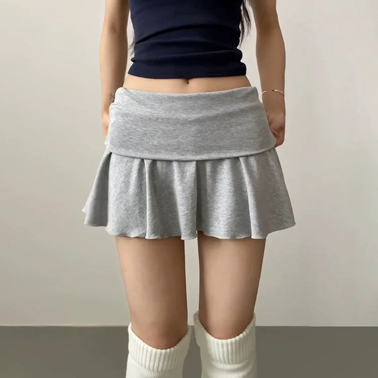 Waist-Flipping Ruched Skirts Prevent Exposure Golf Sports Women Short Dress High Elasticity Athletic Short High Waist Skirt 2026