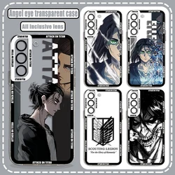 Japan Anime Attack On Titan Hot Phone Case For Samsung S24 S23 S22 S21 S20 S10 FE Note20 Note10 Plus Ultra Lite 5G Clear Cover