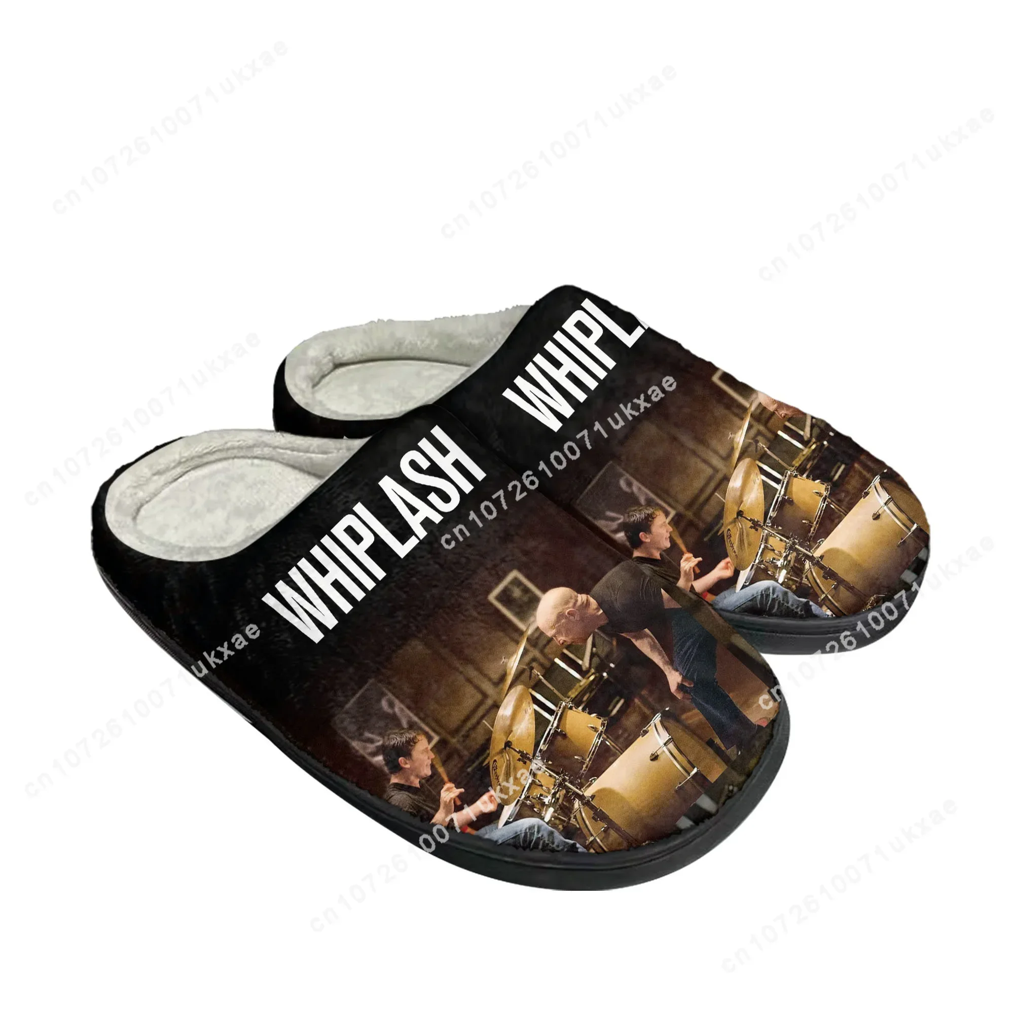 Whiplash Movie Home Cotton Slippers for Men and Women, Drummer, Plush, Casual Bedroom, Keep Warm Shoes, Thermal Incentré Slipper, btShoe