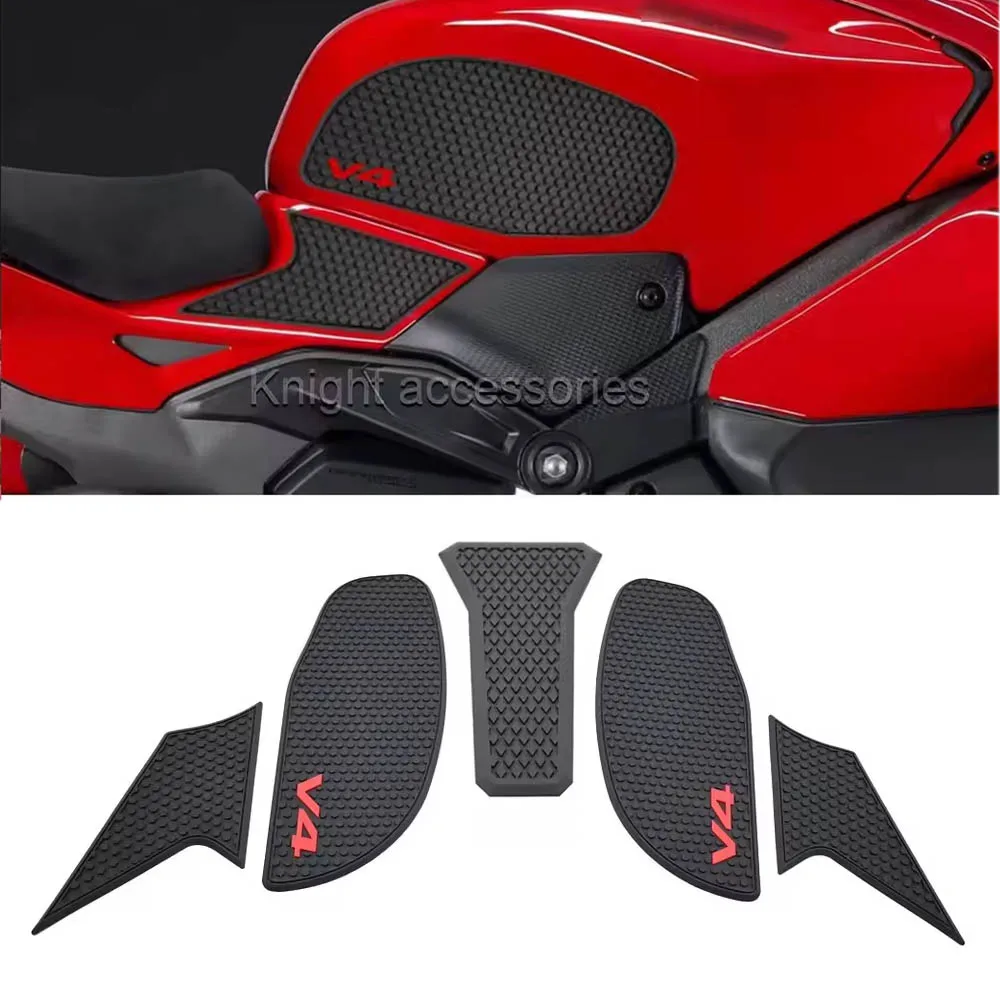 

Противоскользящая наклейка на топливный бак V4 S 2025 для Ducati, накладки на ручки топливного бака, наколенник V4 Panigale V4S Streetfighter
