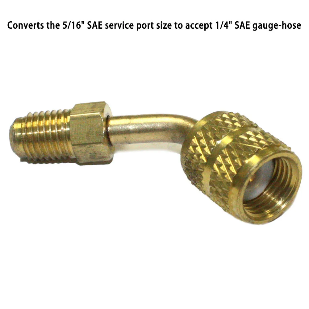 1 * Adapter Converts R410a Style Tool Vacuum 5/16\\\\\\\" Air Conditioning Charging HVAC SAE Split Durable Practical
