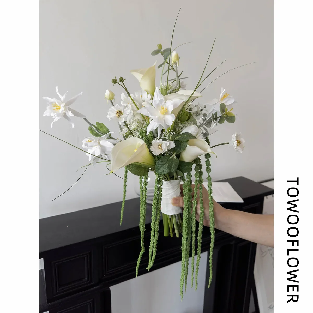 French Mori bride bouquet wedding photography simulation bouquet wedding studio travel photography certificate fake flower