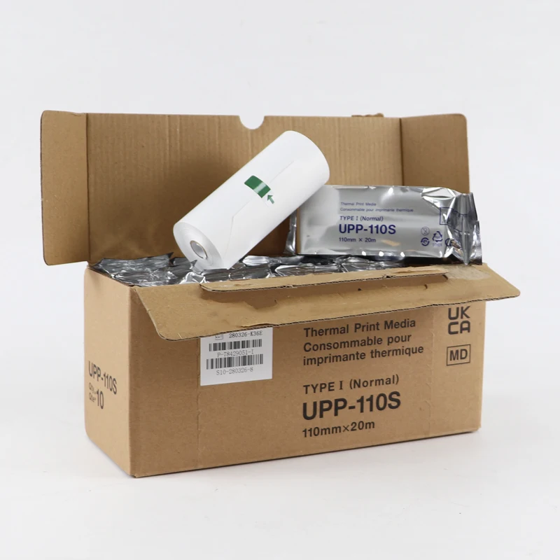 10 Roll UPP-110HG UPP-110S Ultrasound Printing Thermal Paper Media Video Imaging Compatible For Sony Printer UPP-110HG 110mm*18m