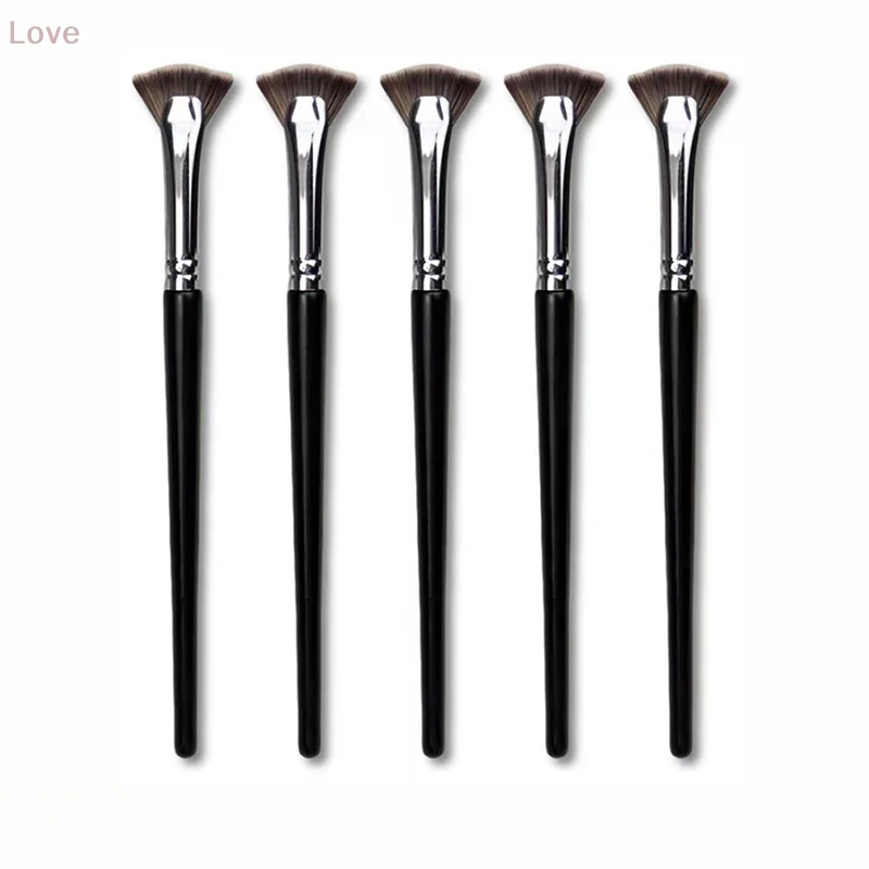 [L&P] 1 قطعة فرشاة رموش على شكل مروحة ناعمة لا تساقط جمال احترافي لأداة تلطيخ مسحوق تمييز الماسكارا