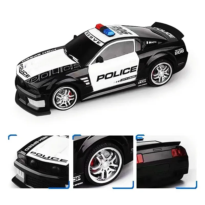 RC Racing Car for Kids, Mustang Car, Presente Sem Fio, Alta Velocidade, Drift Charging, Modelo, 1:12