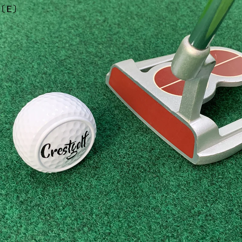 〔E〕1Pcs Flat Golf Training Balls Flat Shape Golf Ball Two Layer Driving Balls Golf Practice Balls For Swing Putter〔Winter5〕