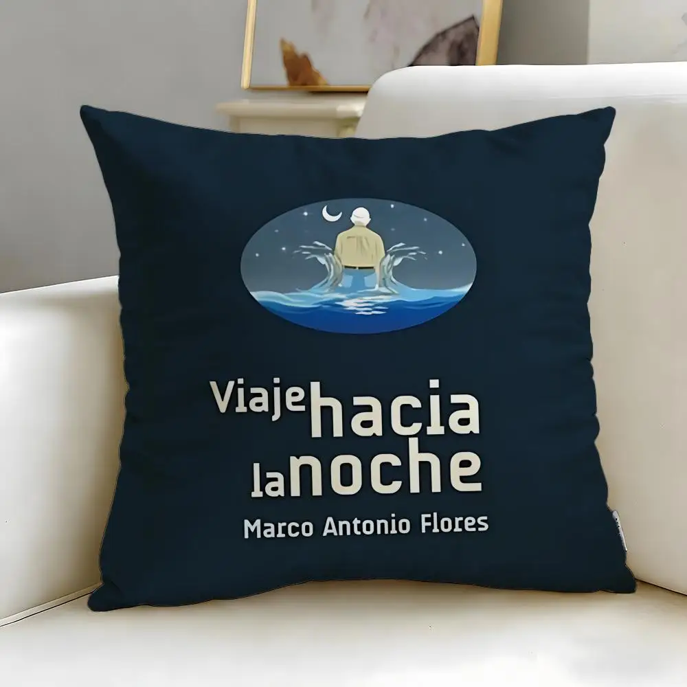 Celebrity Antonio Flores Cushion Cover Soft & Easy-Wash Pillow Case – Versatile for Couch, Bed, Travel and Office