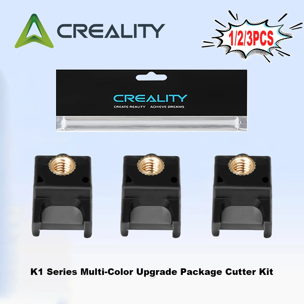 

Creality Official 3Pcs Filament Cutter for CFS Upgrade Kit Original Fast Cut-off for K1 Series Multi-Color Printing Upgrade Kit