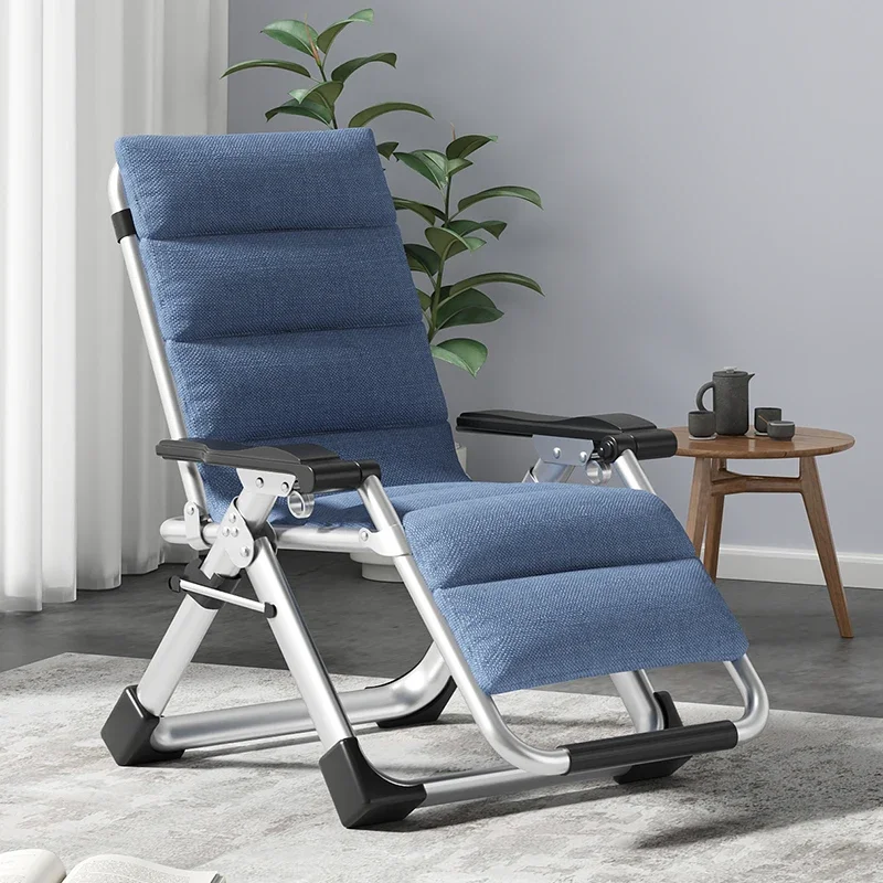 

Reclining chair folding lunch break household lazy balcony leisure office nap chair for the elderly backrest basking in the sun