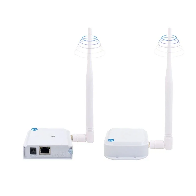 Wireless long-distance WiFi halow bridge through the wall through the building router