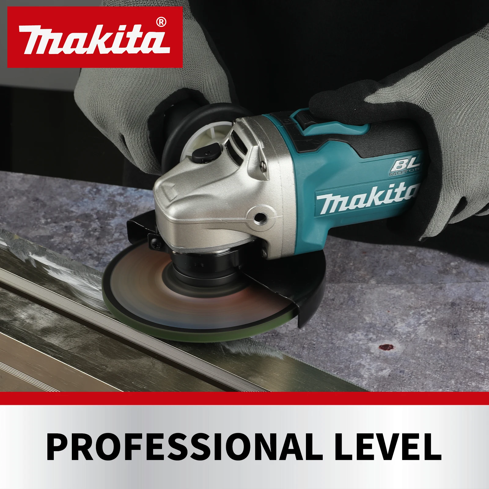 Makita DGA456-115 Wiederaufladbarer Winkelschleifer Poliermaschine Schleifschneidemaschine 18V Elektrowerkzeug