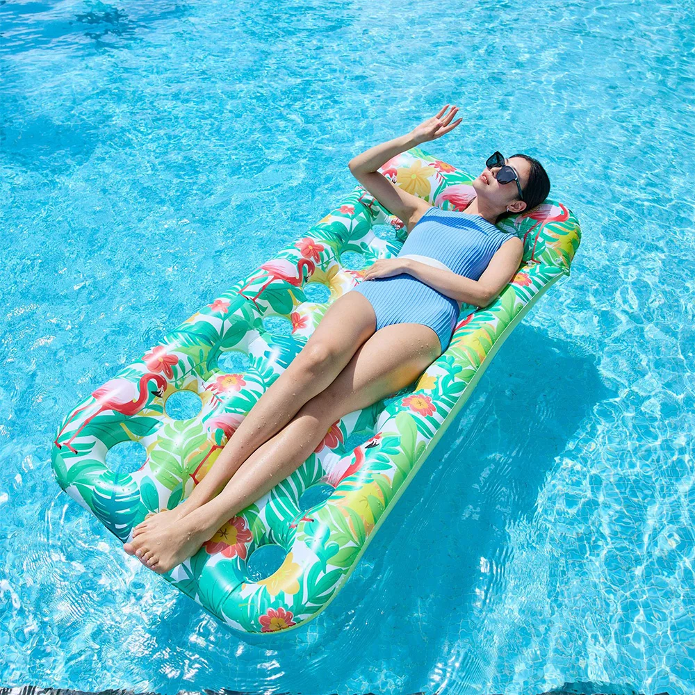 1Pcs Pool Floats Swim Mattress Inflatable Pool Float Adult Swim Tube Pool Rafts Floaties Summer Water Swim Pool Lakes And Rivers