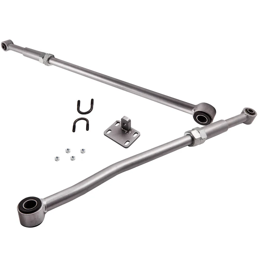 2pcs Front & Rear Adjustable Panhard Bar Rods For  Nissan Patrol, Y61 GU S2 RHD only 6/2001-2016