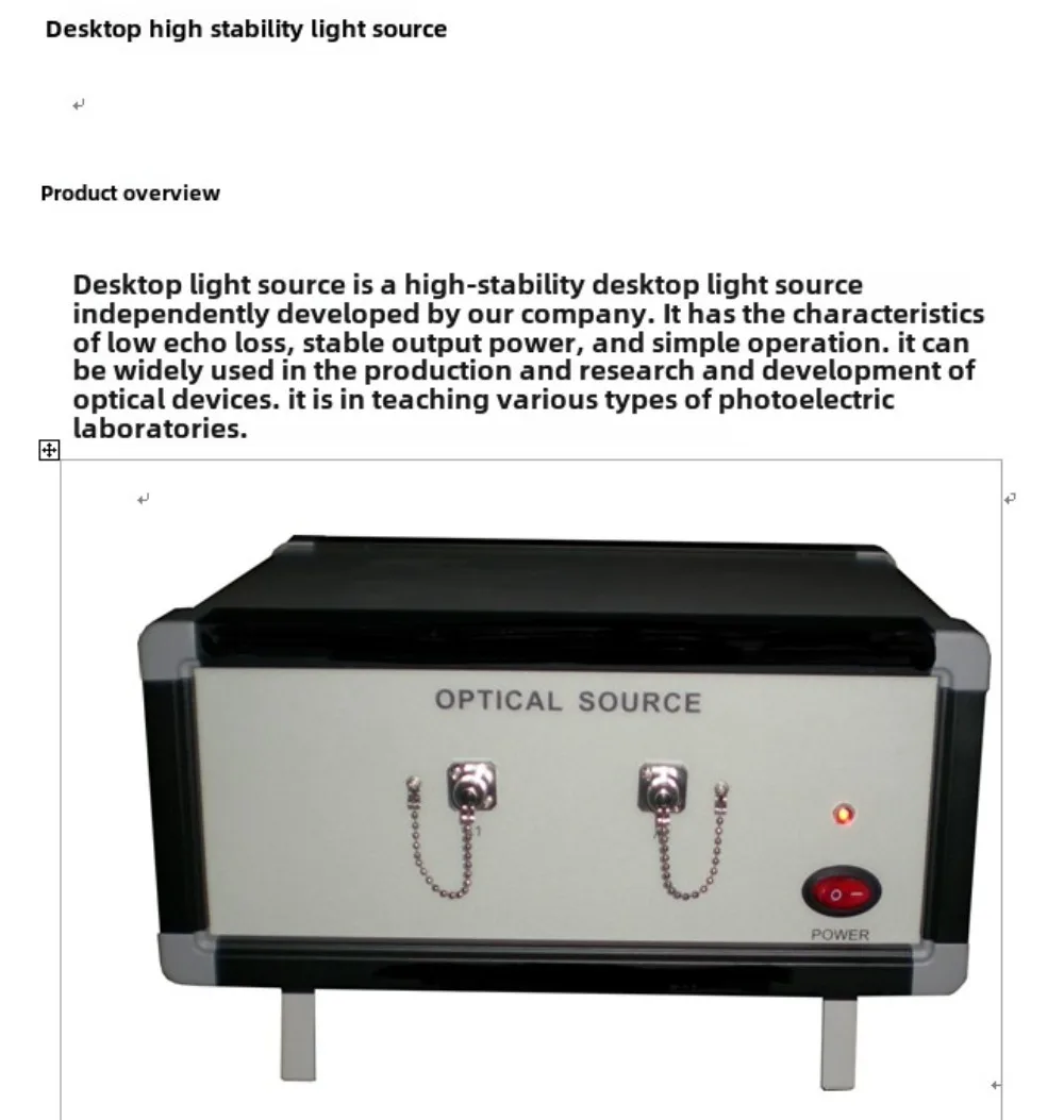 650Nm Benchtop Stabilized Laser Light Source FC/UPC Interface 30mW8 Channel