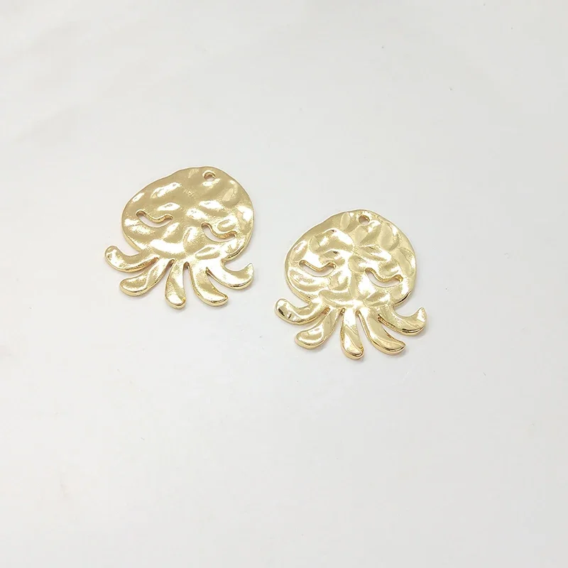 جديد 30*26 مللي متر 4 قطعة/حقيبة عالية الجودة سبائك الزنك الأخطبوط سحر قلادة ل القرط قلادة مجوهرات اكسسوارات #3