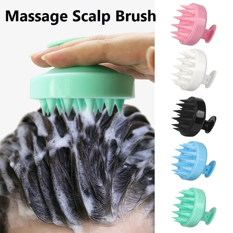 Hair Washing Brush Massage Scalp Brush Hair Massage Shampoo Brush Barber Accessories Gradient Comb Hair Man