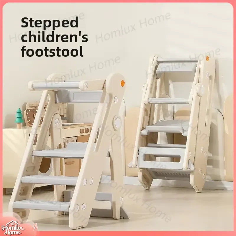 Foldable Baby Wash Table Ladder Stool for Kids Hand Washing Step Stool Children Climbing Foot Stool Bathroom Safety Stair for