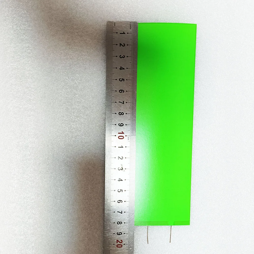 18cm x 5.8cm colore verde EL pannello foglio elettroluminescente LCD retroilluminazione macchina e attrezzature EL Foil Lighting Paper