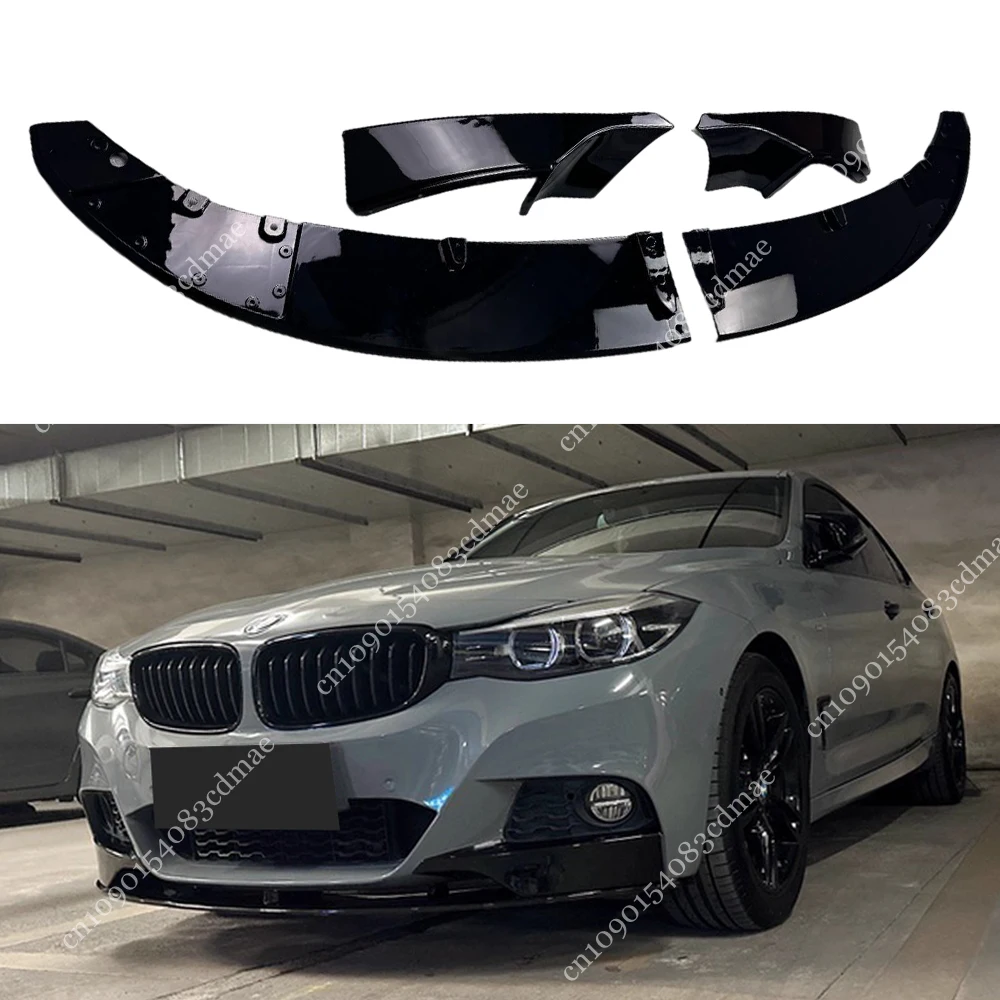 

Накладка на передний бампер для BMW F34 3GT M Sport 318d 320i 335i 330i 340i 2012-2019 в стиле M Performance, диффузор, спойлер, тюнинг-комплект