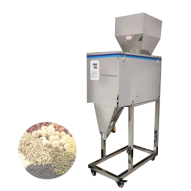 Vibration Counting Granule Filling Machine Quantitative Powder Dispensing Machine For Granulated Tea Powder