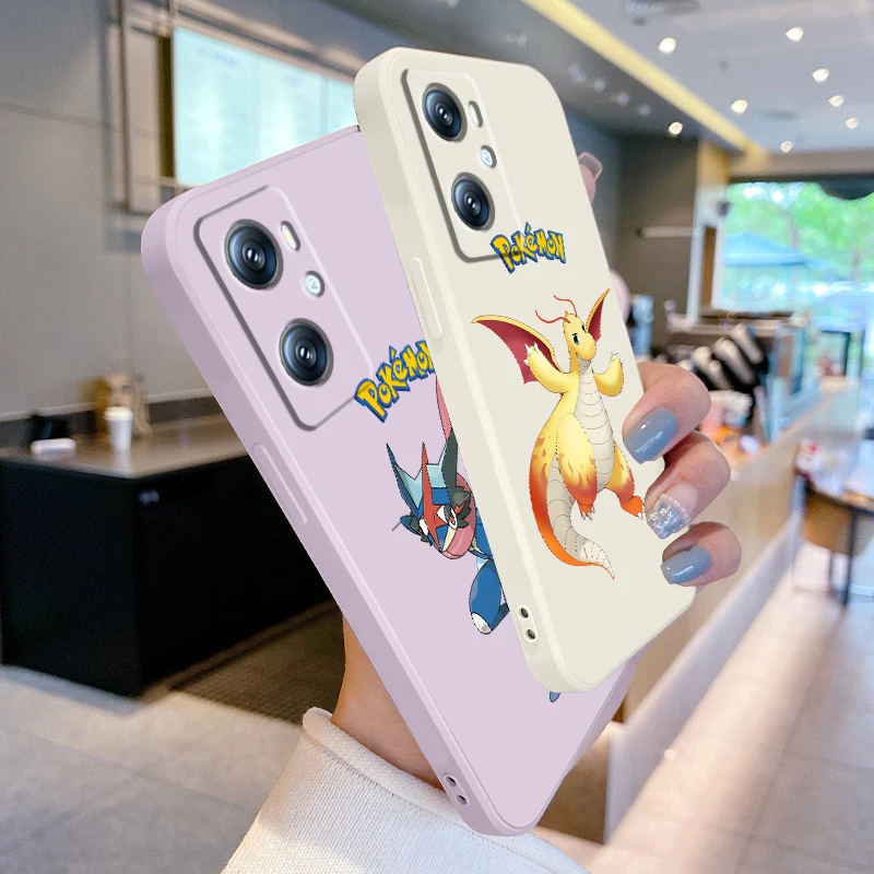 

P-Pokémon Anime Cute Art Classical Liquid Rope For OPPO Find X6 X5 X3 A98 A96 A94 A93 A77 A76 A74 A72 A57 A53 A16 5G Soft