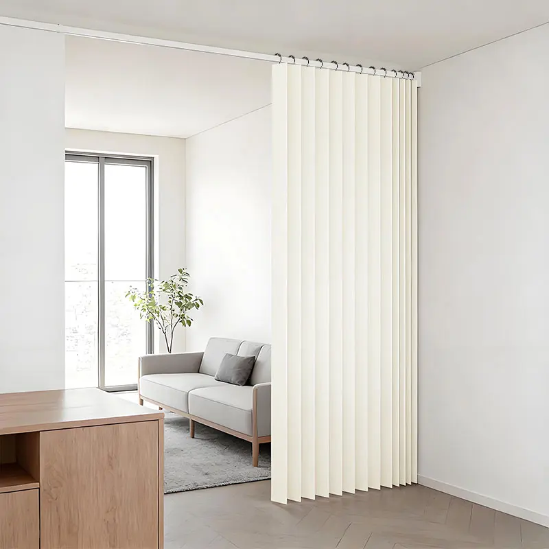 Foldable Divider Curtain Waterproof Moisture Proof Basement Use Damp Resistant Durable with Hooks for Basement Garage Storage Bl