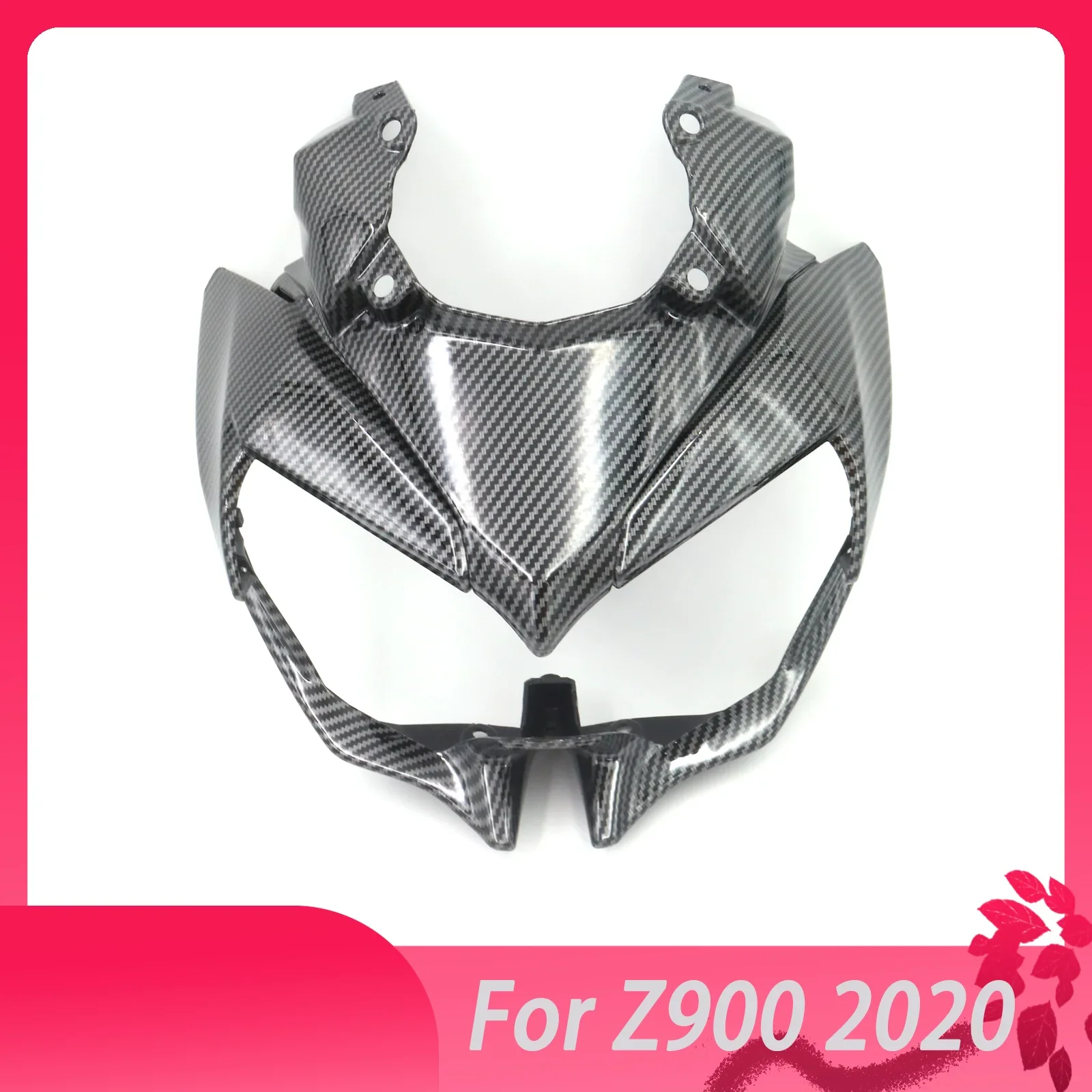 Motorcycle Headlight Shell Front Head Unit Cover For Kawasaki Z650 2020 2021