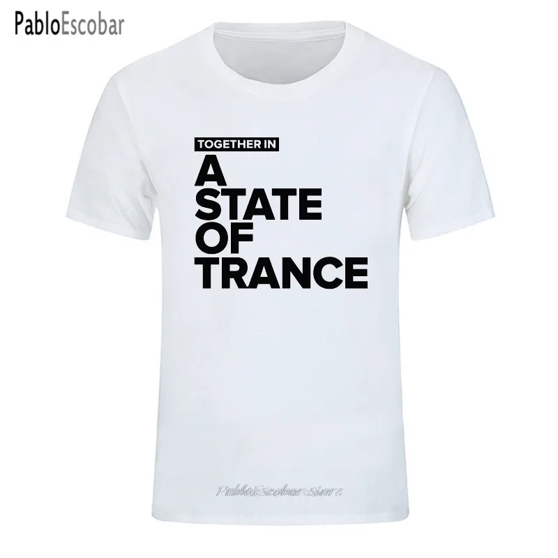 NEW Together In A State of Trance Men T Shirt Armin Van Buuren Hip Hop T Shirts Men Cotton Short Sleeve Streetwear T-Shirt Homme