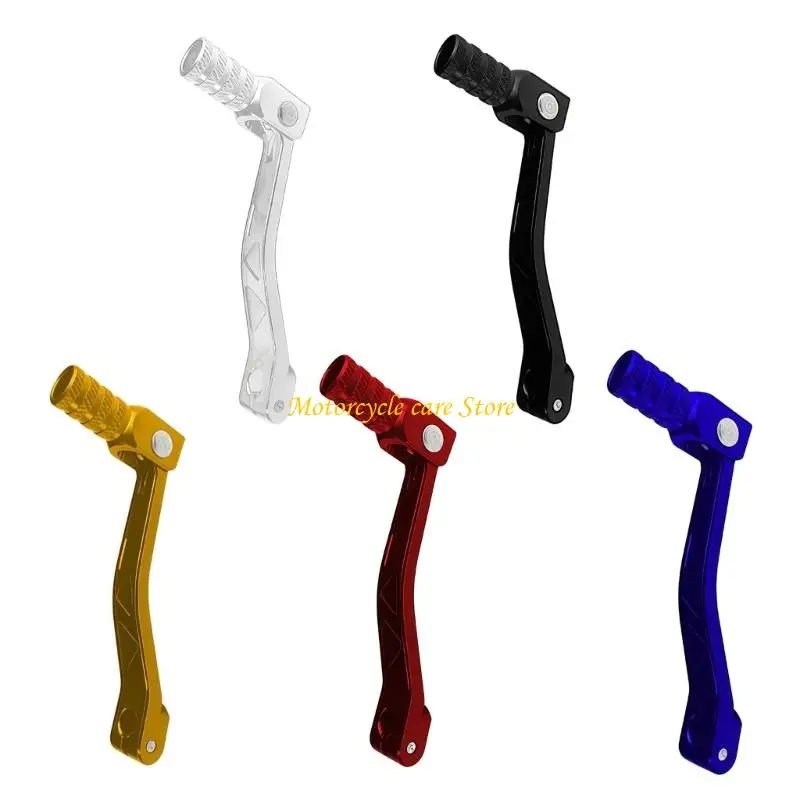 U75F Replacement Motorcycle Gear Control Lever with Folding Shifter Pedal and Metal Construction for Gear Change Operation
