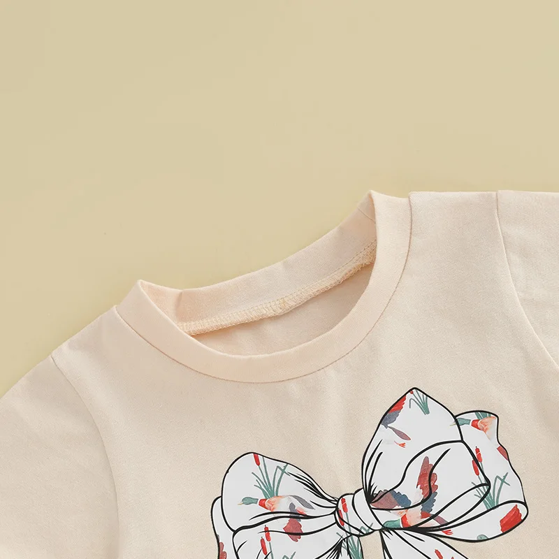 

Girls Summer 2PCS Sets Sleeveless Round Neck Floral Print Crop Tops and High Waist Wide Leg Pants Set with Belt