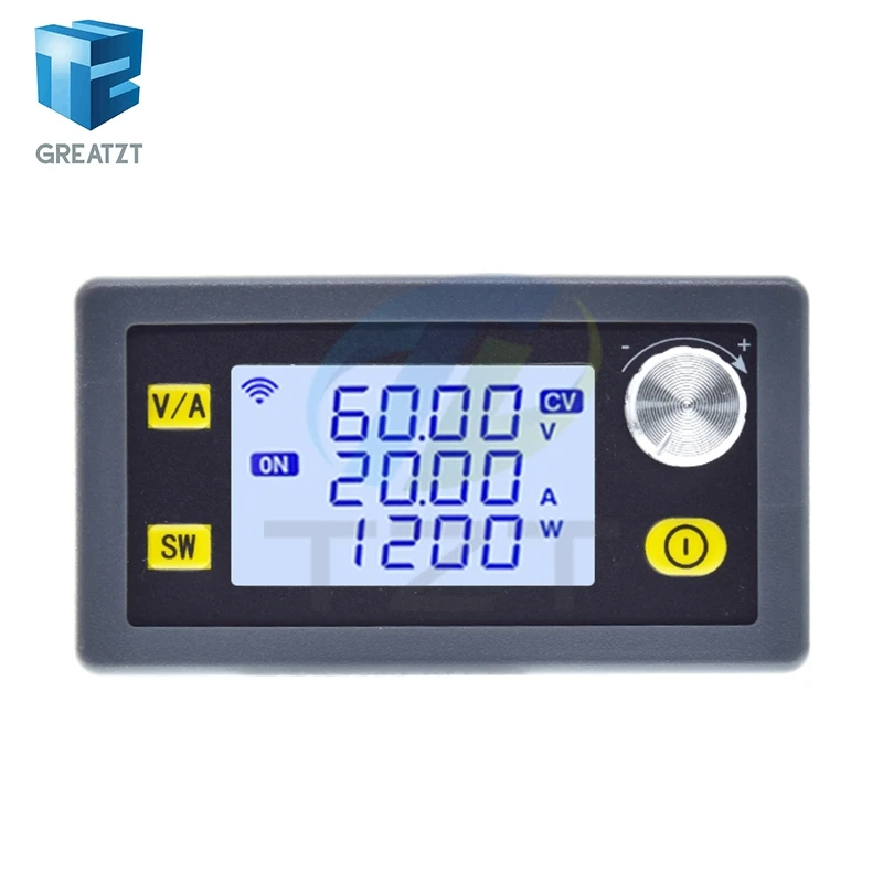 20A 1200W CNC Adjustable Direct Current Stabilized Voltage Power Supply Base Plate Constant Voltage and Current Step-down Module